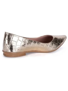 Domidona Women Flat Sandals - Emas - View 4