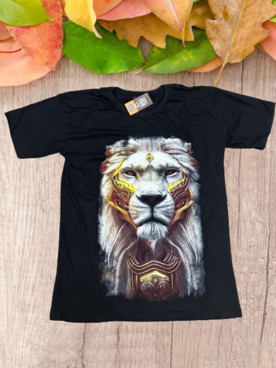 Men T-Shirts - 黑色 - 查看 1