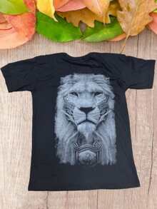 Men T-Shirts - 黑色 - 查看 2