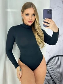 Women Bodysuits - Black - View 1