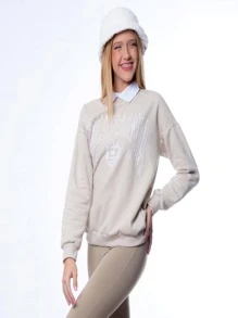 Blusa Moletom com Gola Polo California