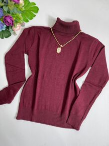 Women Knit Tops - Green - View 2