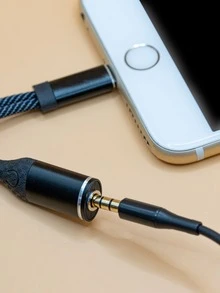 1-Piece 3.5mm Jack To USB-C Adapter - Black - View 5