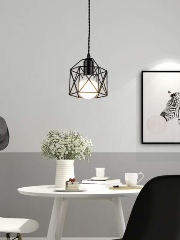 moderno LED Lámparas de techo hierro dorado negro minimalista de metal