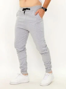 Men Pants - 淺灰色 - 查看 1