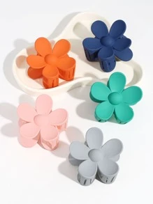 5 piezas floral Garra de pelo Clip - Multicolor - Ver 1