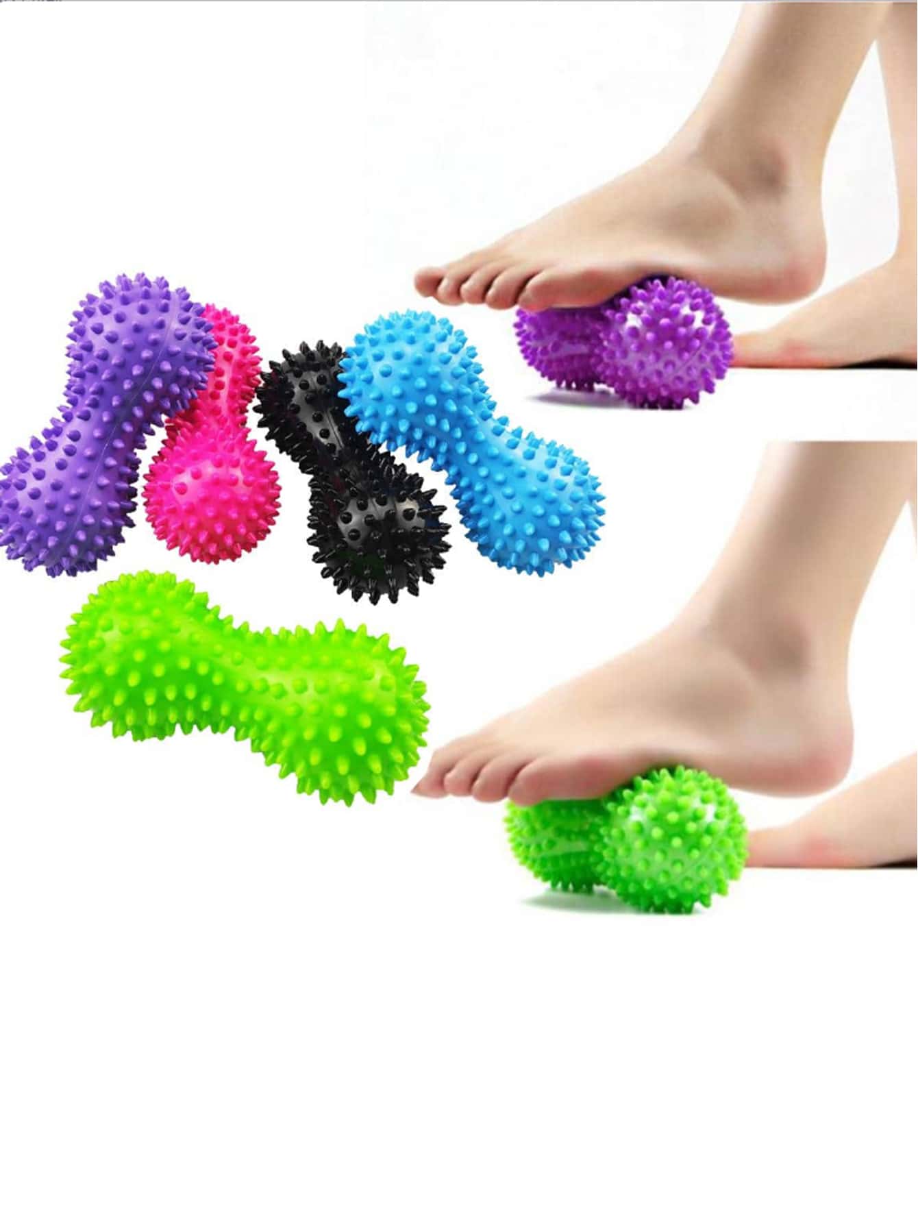 Blue Peanut Massage Ball - Màu xanh lam - Xem 1