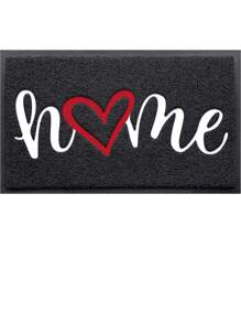 Door Mat Home Welcome Mat Outdoor and Indoor, Heavy-Duty Low-Profile Non-Slip Durable Front Welcome Mat Doormat for Home Entrance, Outside Entry, Yard, Floor, Patio (30''x17.5'', Grey) - màu đen - Xem 7