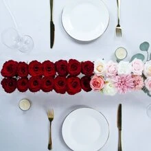 亚克力长方形花瓶 - 长方形花瓶 - 家居装饰婚礼透明花瓶（不含花）