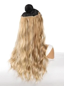 Clip Style Hair Extension And Water Wave Pattern Hair Extension Set, Suitable For Women's Natural And Soft Synthetic Hair With Multiple Colors - Multicolor - View 6