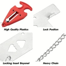 1入便攜防盜門鎖,5.13英寸*2.16英寸,便攜式旅館門鎖,防童鎖,防盜鎖保護家居安全門鎖五金配件