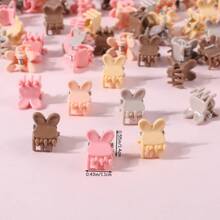 50 Pièces Pinces À Cheveux Et Griffes Pour Cheveux De Filles, Fleurs Colorées, Couronne, Étoile, Oreilles De Lapin Et Pâquerettes Aléatoires, Accessoires De Cheveux Mignons Pour Le Port Quotidien