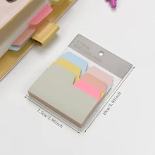 90pcs 6-Color Index Sticky Notes, Color-Coded Category Tabs, Planner Stickers Back To School - Multicolor - View 5