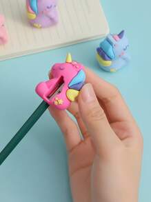 1 cái Gọt bút chì hình kỳ lân hoạt hình ngẫu nhiên cho học sinh - Nhiều màu - Xem 5