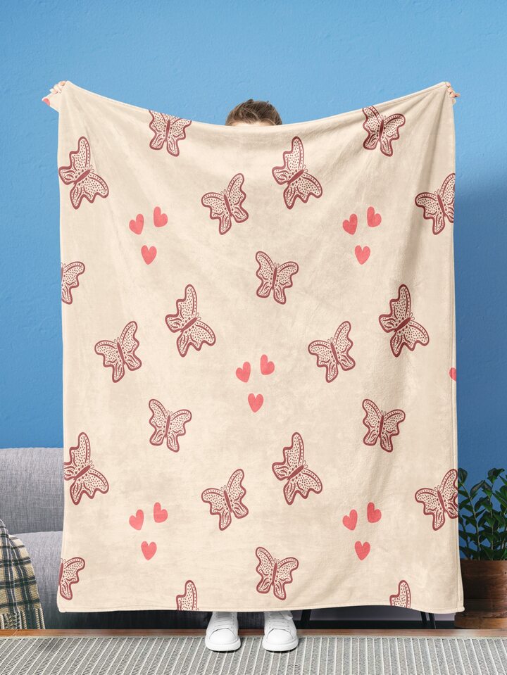 Cute Butterfly Flowers Blanket ,Throw Blanket,Best Birthday for Wife  Girlfriend Blanket for Couch Sofa Bed Travel Camping Picnic Outdoor  Office,Flannel Fleece Print Blanket,King Size Cozy Blankets,Lightweight  Soft Warm Blankets u0026 Throws,Blanket Bedding