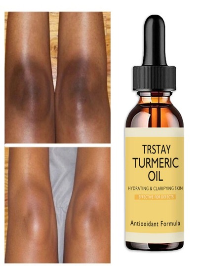 5ML/15ML/30ML/50ML/100ML/New Turmeric Oil Glow To Facial Lightening Serum For Black Brown Skin Leg Hand Body Whitening For Dark Skin Beauty Health