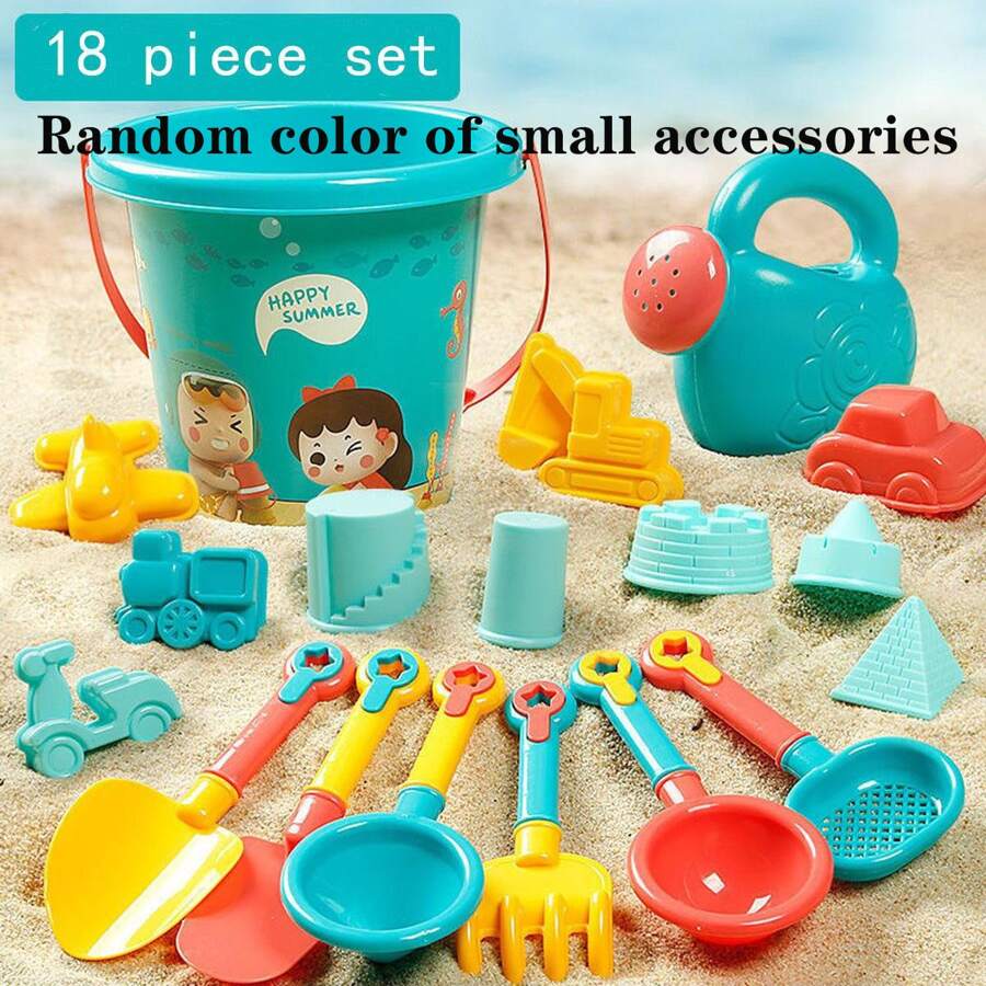 18入組兒童夏季沙灘玩具套裝