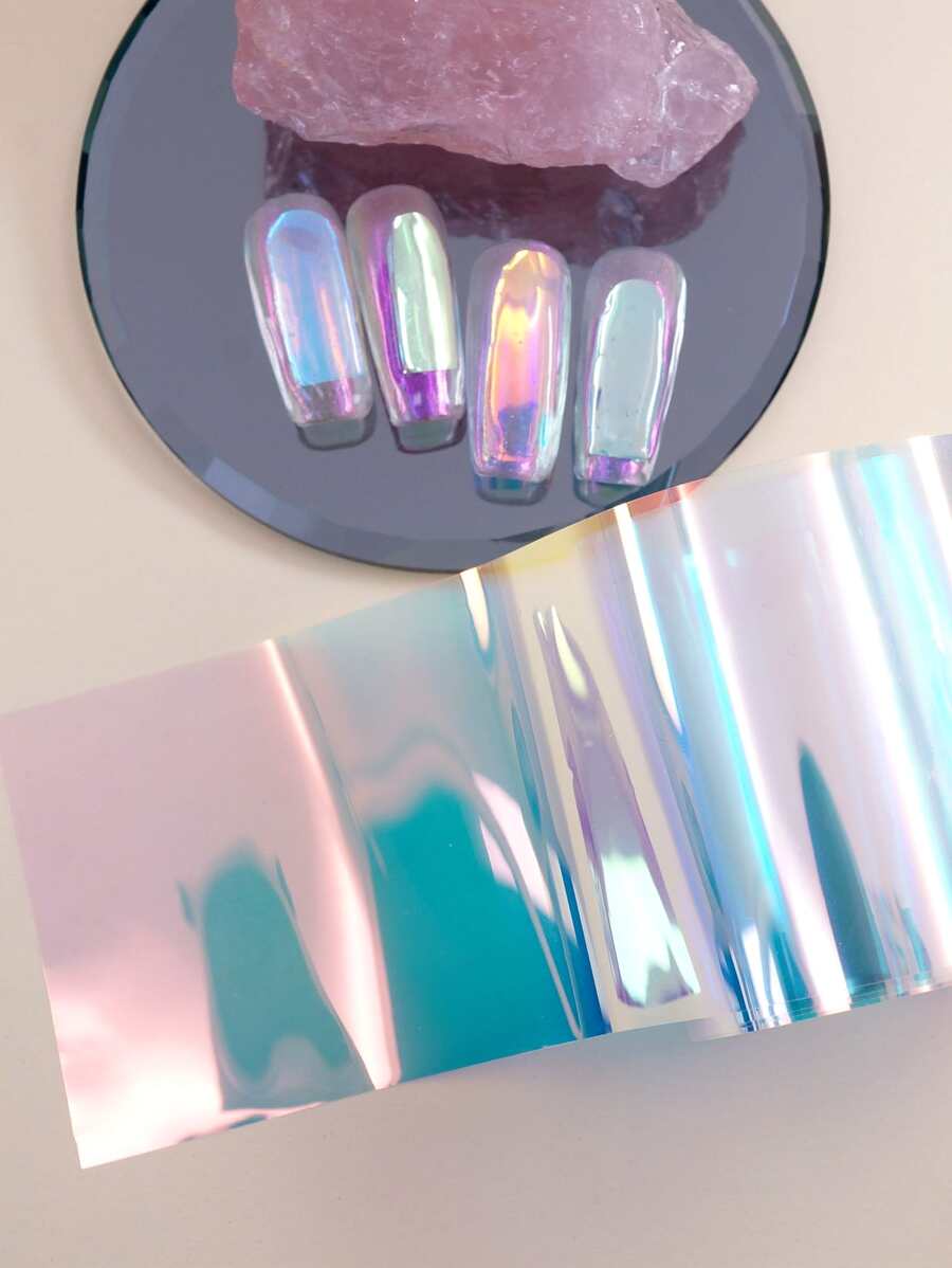 1 瓶 Aurora 美甲转印箔可爱女孩 DIY 指甲饰品指甲宝石指甲用品