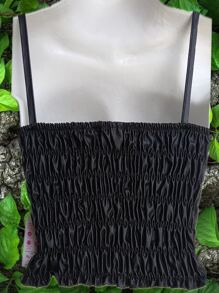 Corset Negro Vinil con Varilla a los Constados - Negro - Ver 5