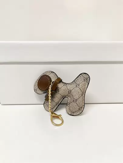 Dedoo 1个彩色PU材质3D立体大象/飞象吉祥物钥匙扣/包饰，适合女性上班族、大学生、男性大学生，也适合作为周年纪念日、情人节礼物。