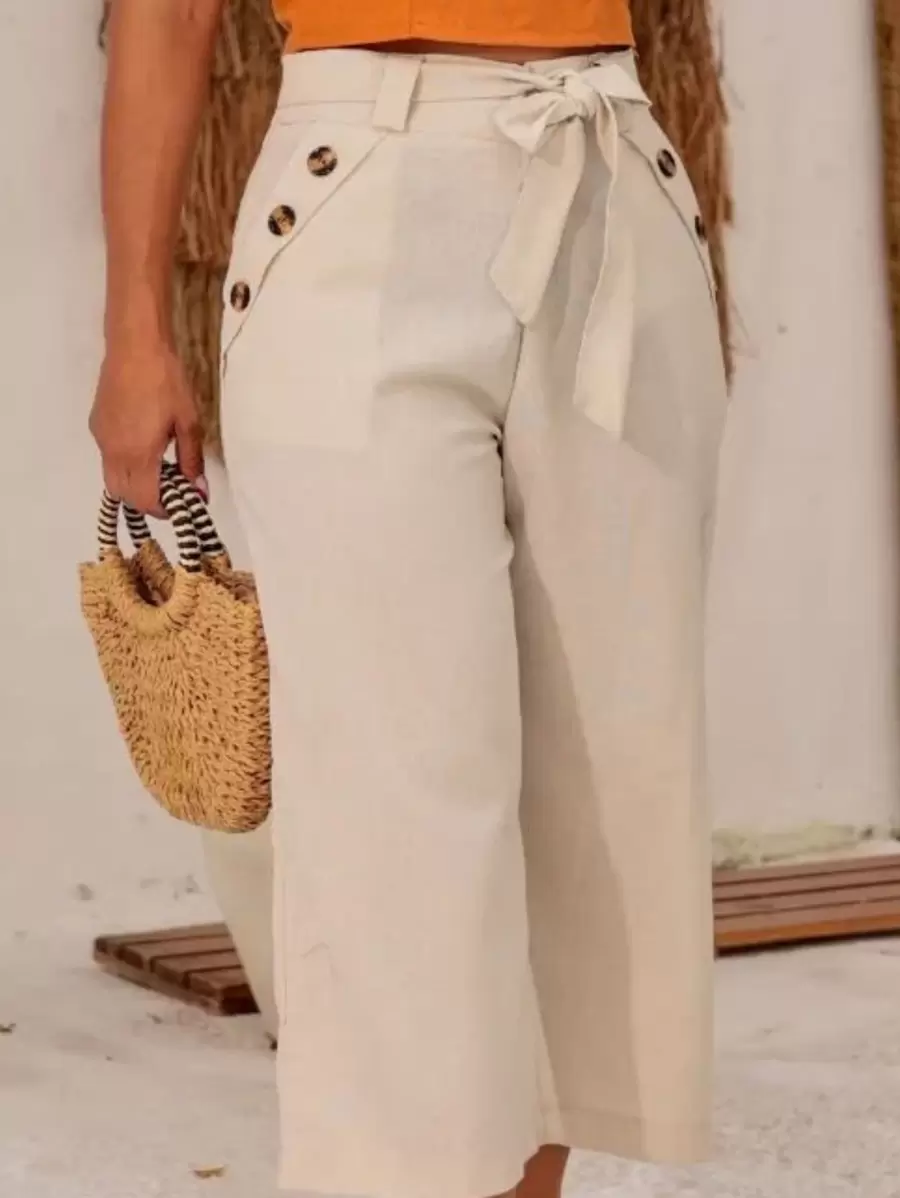 Women Pants - Beis - Ver 1