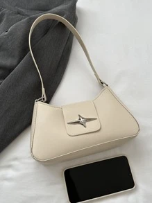 金屬裝飾時髦腋下包 - 查看 6