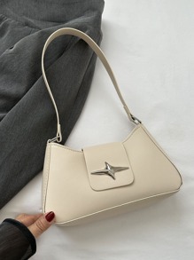 金屬裝飾時髦腋下包 - 查看 9