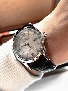 Pablo Raez 1 件男士手表时尚休闲腕表，适合男士夏季配饰，不锈钢银色 IPS 表壳，奢华黑色，柔软舒适超细纤维皮革手链，三维感钻石鳞片表盘，带日期，50 米防水，顶级全新男士石英腕表运动优雅时钟精美教师礼物，适合朋友或家人，父亲礼物，适合日常生活/工作/派对装饰，礼服手表，毕业婚礼礼物 - 黑與白 - 查看 8