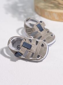 Baby Girls Boys Sandals Summer Flowers Shoe Rubber Sole PU Leather Mesh Infant Toddler First Walkers Princess Dress Outdoor Shoes