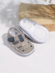 Baby Girls Boys Sandals Summer Flowers Shoe Rubber Sole PU Leather Mesh Infant Toddler First Walkers Princess Dress Outdoor Shoes