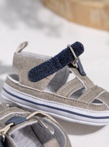 Baby Girls Boys Sandals Summer Flowers Shoe Rubber Sole PU Leather Mesh Infant Toddler First Walkers Princess Dress Outdoor Shoes