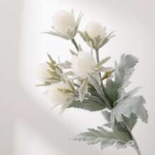 1 Miếng Trắng Nhân tạo Nhựa Thực vật , Lý tưởng Đối với Nhà  & Trang trí đám cưới - màu trắng sữa - Xem 5