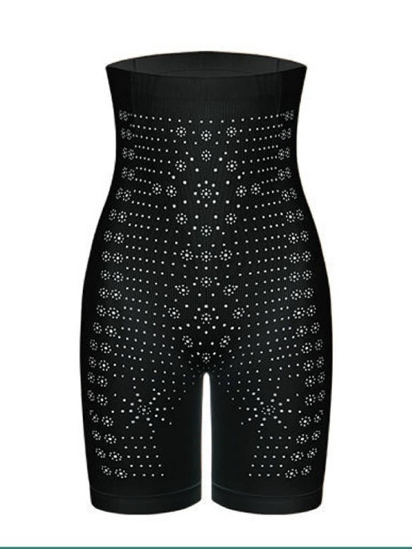 Faja de pierna Larga - Negro - Ver 1