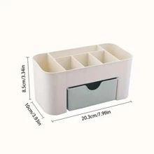 用這款時尚1入組抽屜化妝品收納盒最大化您化妝品店！ - 彩色 - 查看 4
