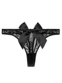 Women's Sexy Panties Bow Thong