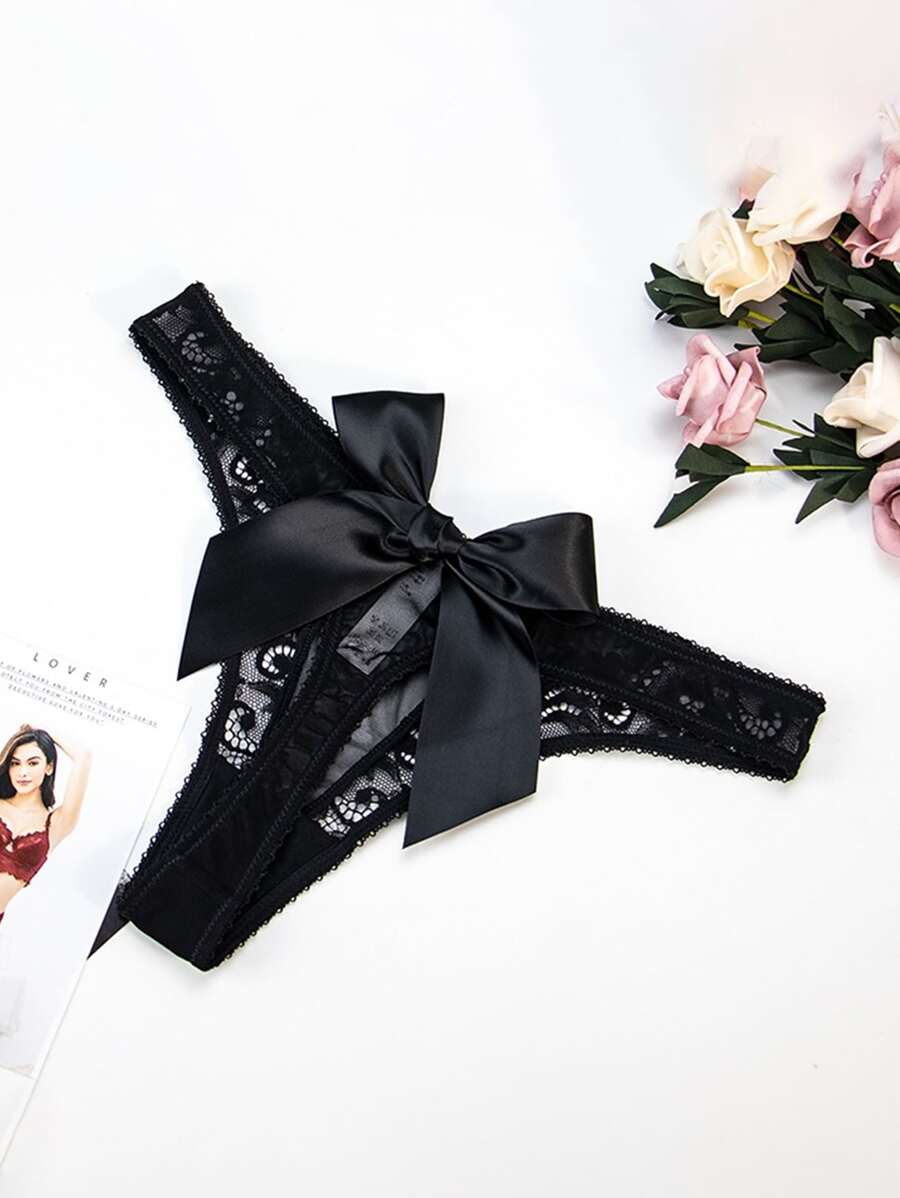 Women's Sexy Panties Bow Thong