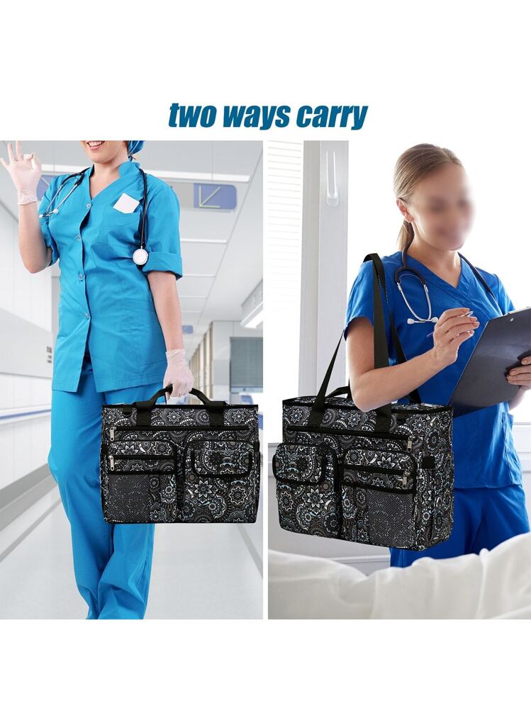 Nurse Bags For Work, Nursing Bag, 15.6 Inch Work Teacher Tote Bag