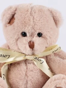 Molutian 5.11英寸可愛泰迪熊毛絨玩具填充軟動物可愛公仔，適用於小孩、嬰兒、孩童的情人節禮物、生日禮物、復活節禮物 - 棕色 - 查看 6