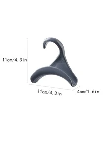 1PC Purse Hanger Hook Wardrobe Bag Hook Handbag Hanger Bag Rack Holder Bag Organizer Storage Multi-purpose Convenient No Damage - Grey - View 4