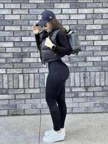 Chaleco Estilo Torero Neg - Negro - Ver 4