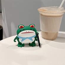 卡通青蛙設計耳機殼適用於Airpods - 綠色 - 查看 4