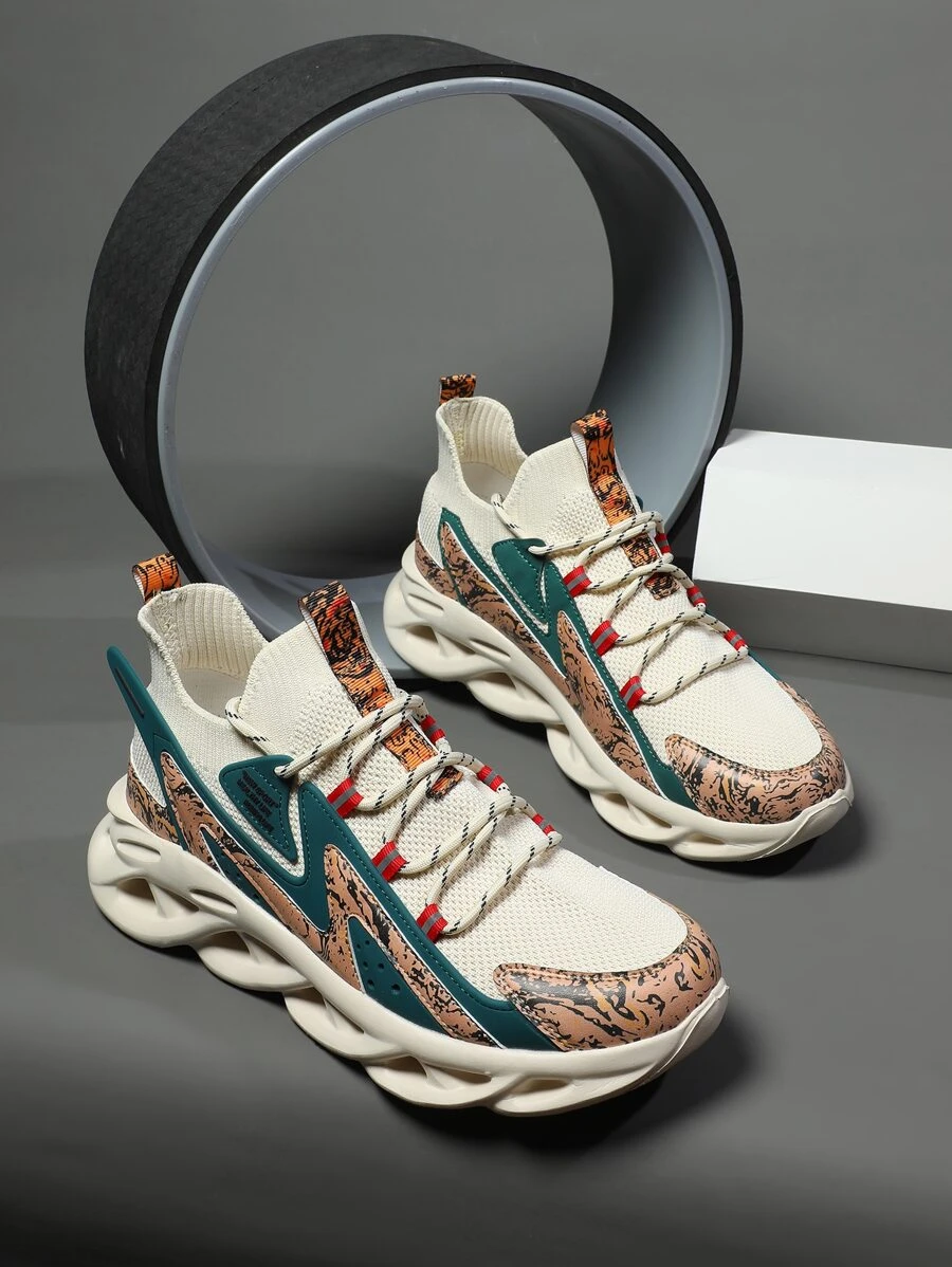 Hợp thời Nam Giày dép 2023 Mùa hè Mới Giày phẳng Với Lưới thoáng khí Chất vải , Ngoài trời Chống trượt Đáy mềm Nhẹ Giải trí Giày thể thao , Đúng mốt Giày thể thao