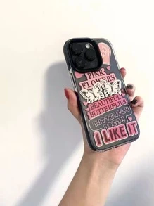 Letter Graphic Phone Case