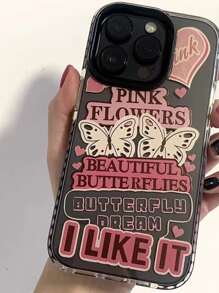 Letter Graphic Phone Case