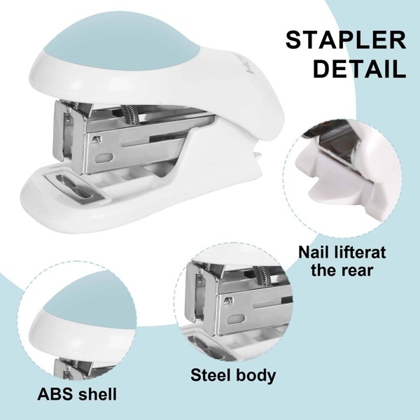 Mini Stapler Set 24/6, Stapler Small Mini, Stapler Mini, Stapler Set