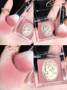 COLORROSE Shimmering Blush Powder, Luminous Pearl Glow, Lightweight And Smooth, Combines Blush And Highlighter For A Refined Complexion Makeup - 1021腮紫色 - 查看 8