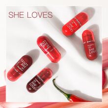 labio relleno labio mancha , agua brillo Película , sin desvanecimiento , hidratante Aceite de labio - Rosa Oxidada - Ver 3