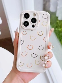Smile Pattern Phone Case - Multicolor - View 1