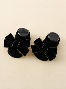 1 đôi tất chống trượt nơ xinh xắn cho bé gái và 1 băng đô cho bé gái - màu đen - Xem 3