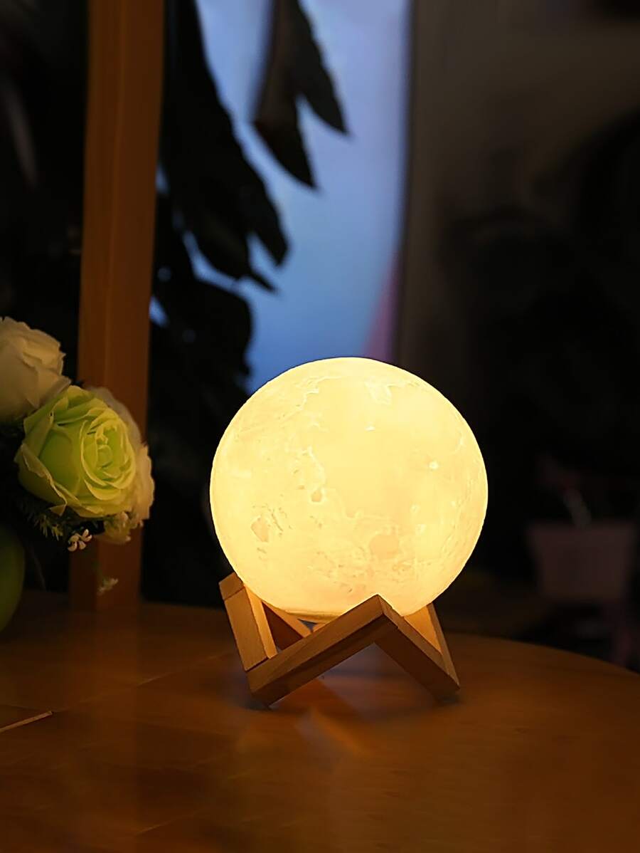 Creative Diy Moon Night Light For Children To Paint And Craft, Room